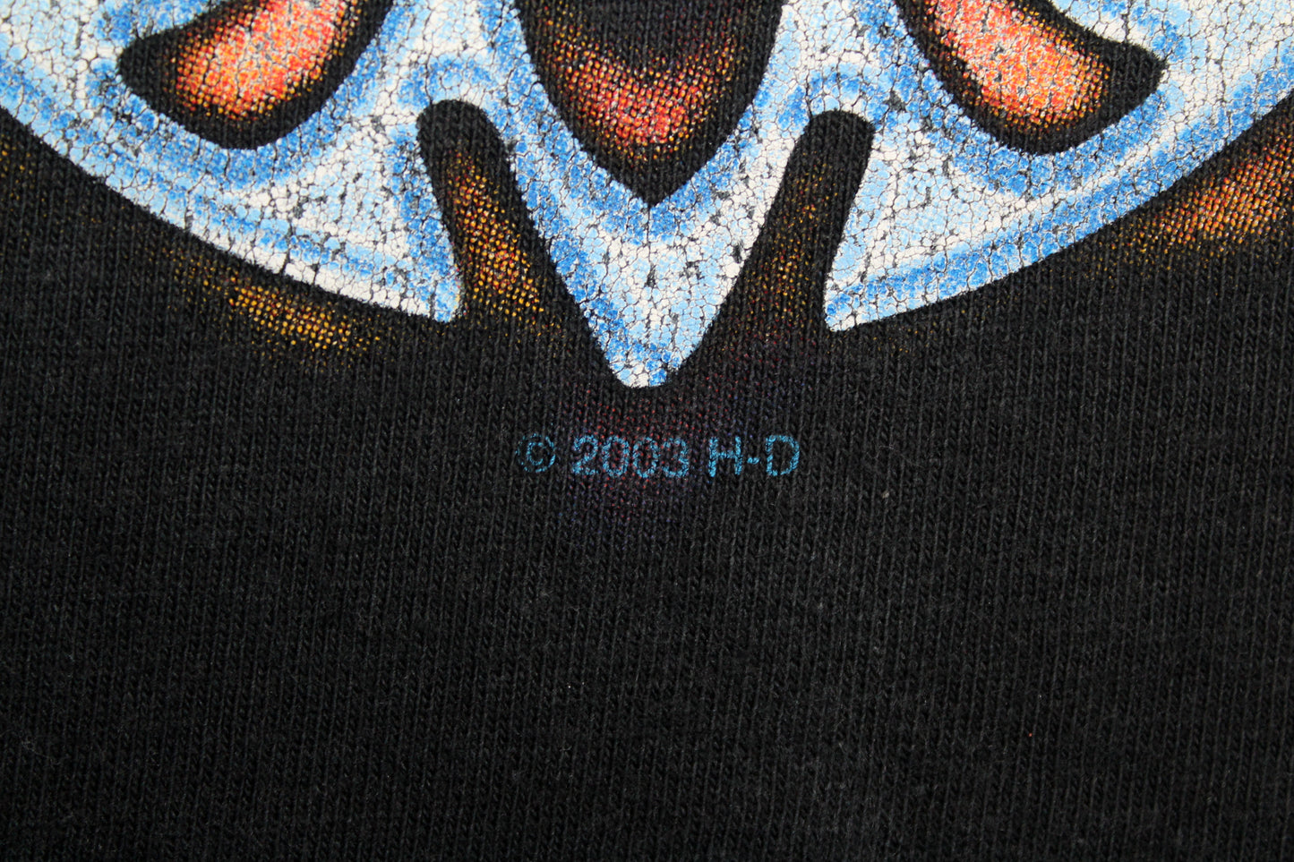 VINTAGE HARLEY DAVIDSON 2003 HD TRIESTE ITALY T-SHIRT MEDIUM