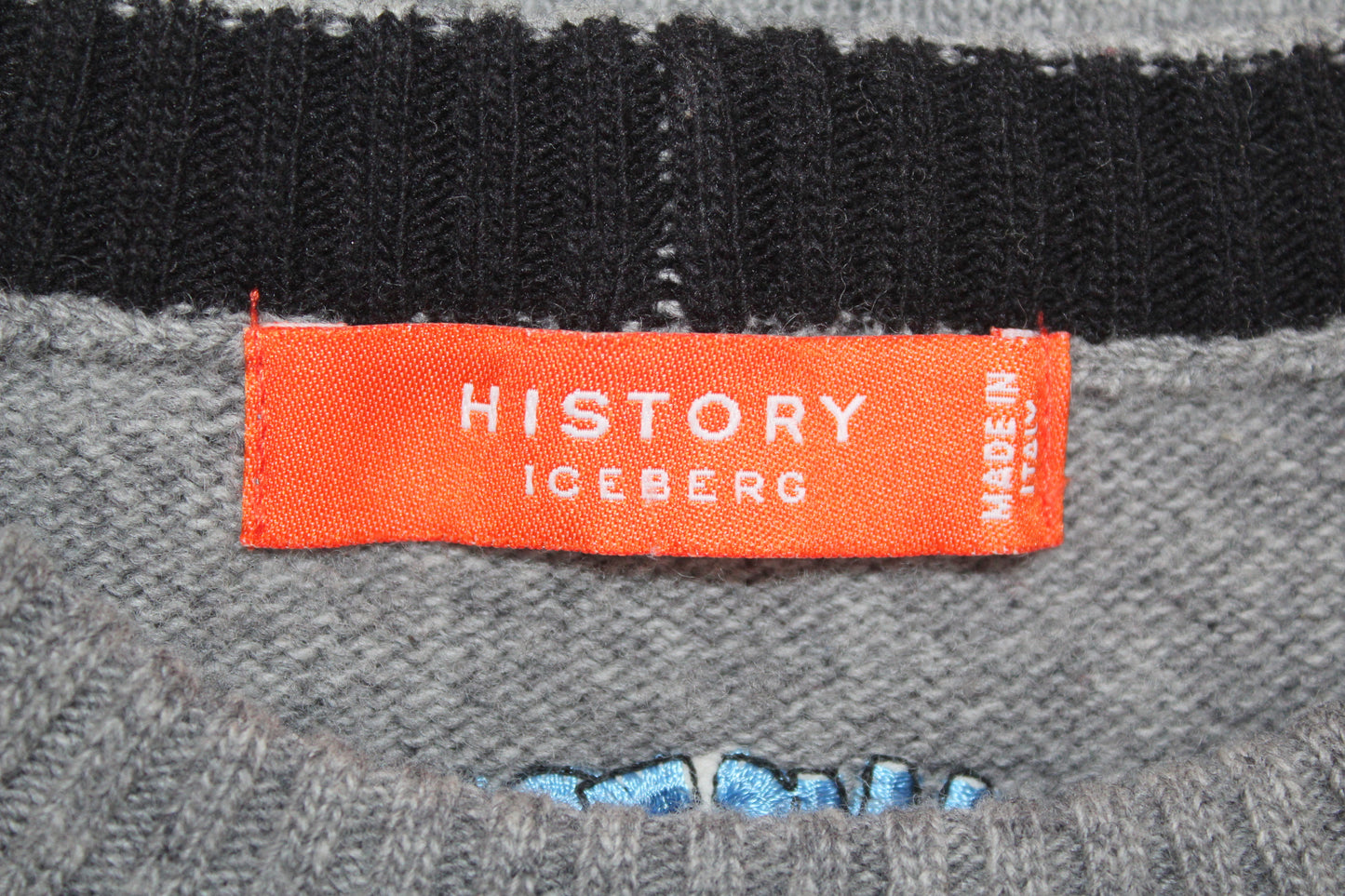 ICEBERG HISTORY x LOONEY TUNES VINTAGE "PEPE' LE PEW & PENELOPE" WOOL SWEATSHIRT LARGE