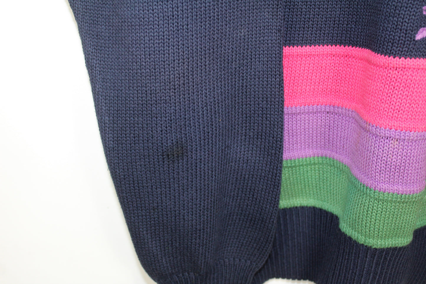 ICEBERG 90'S VINTAGE COTTON KNIT JUMPER XL