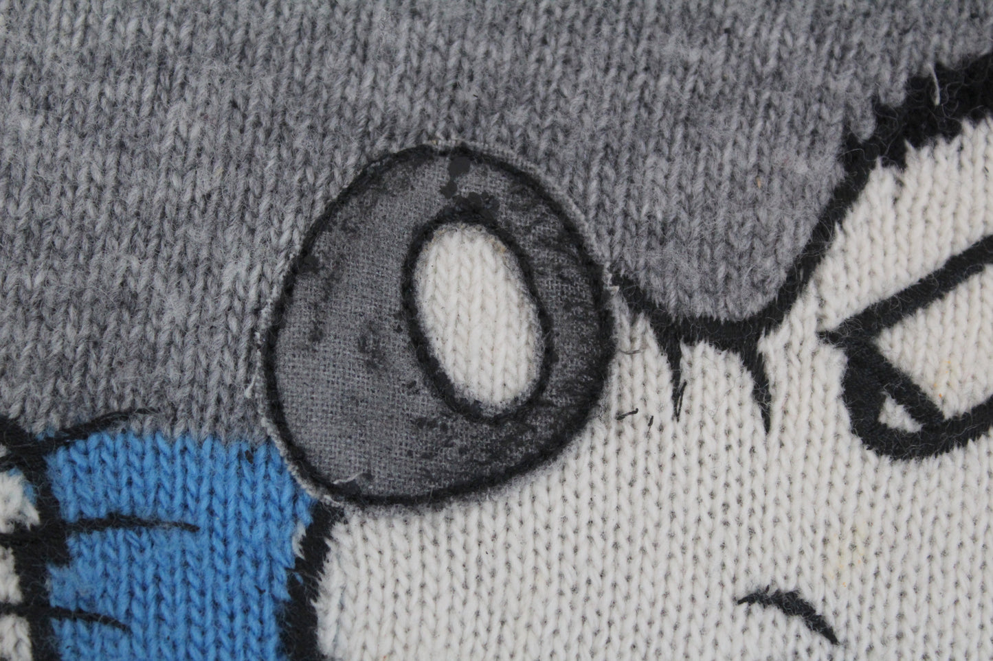 ICEBERG HISTORY x LOONEY TUNES VINTAGE "PEPE' LE PEW & PENELOPE" WOOL SWEATSHIRT LARGE