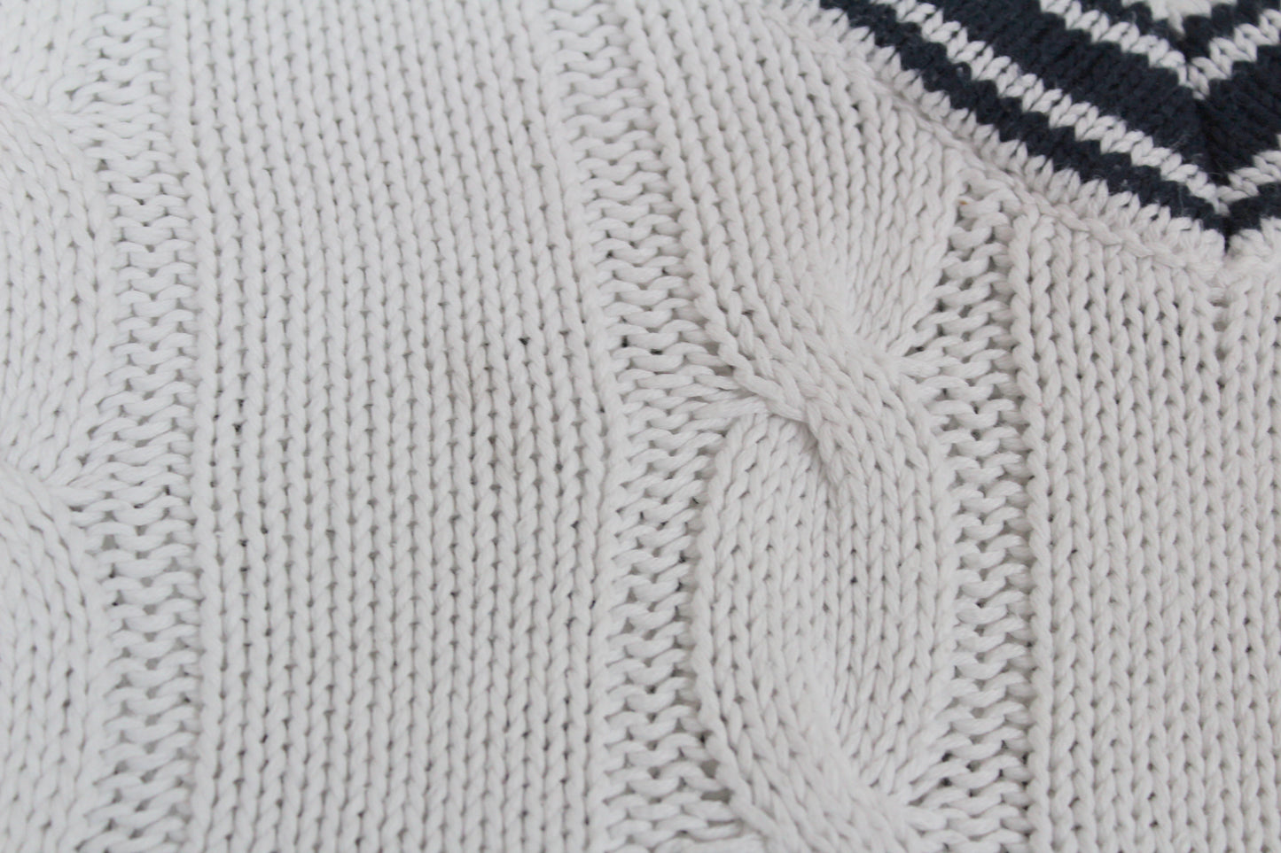 LACOSTE VINTAGE LACOSTE SPORT SLEEVELESS CABLE KNIT JUMPER XL