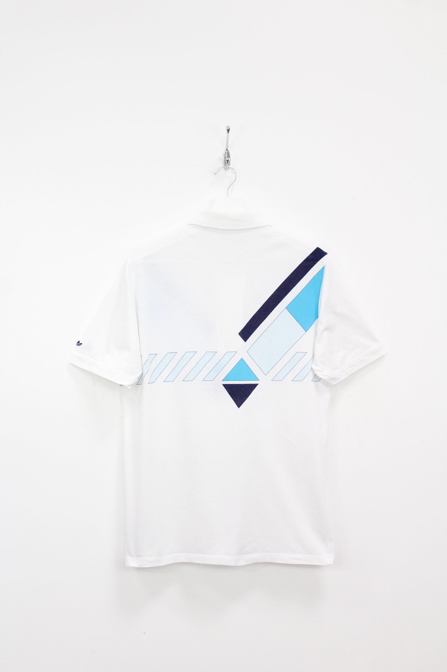ADIDAS VINTAGE IVAN LENDL ARGYLE DIAMOND WIMBLEDON 1985 TENNIS POLO SHIRT LARGE