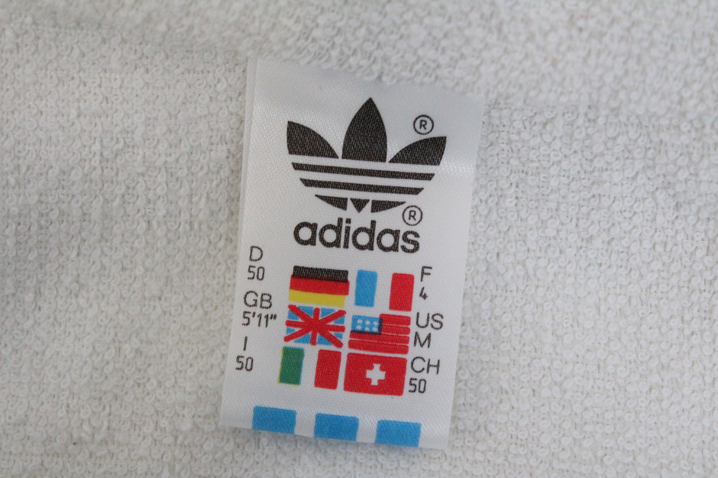 ADIDAS 80's VINTAGE IVAN LENDL "THE FACE" 1987 TENNIS TRACK TOP WARM UP JACKET LARGE
