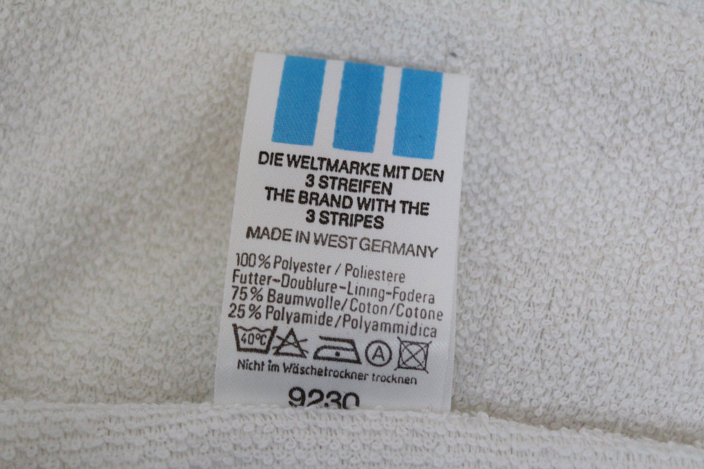ADIDAS 80's VINTAGE IVAN LENDL "THE FACE" 1987 TENNIS TRACK TOP WARM UP JACKET LARGE