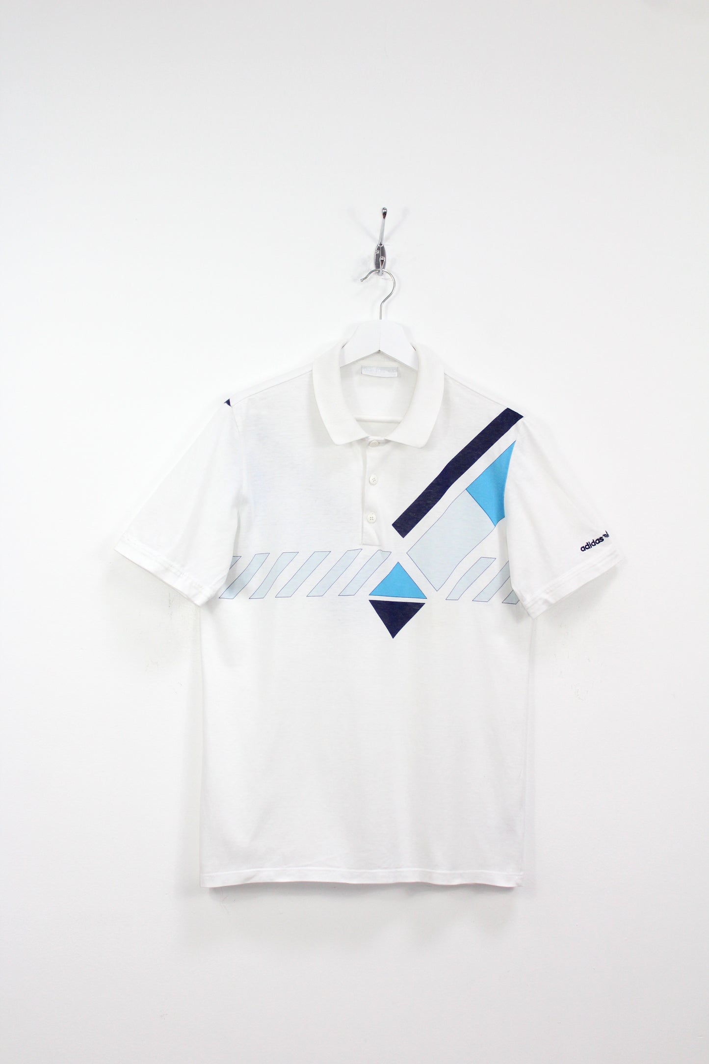 ADIDAS VINTAGE IVAN LENDL ARGYLE DIAMOND WIMBLEDON 1985 TENNIS POLO SHIRT LARGE