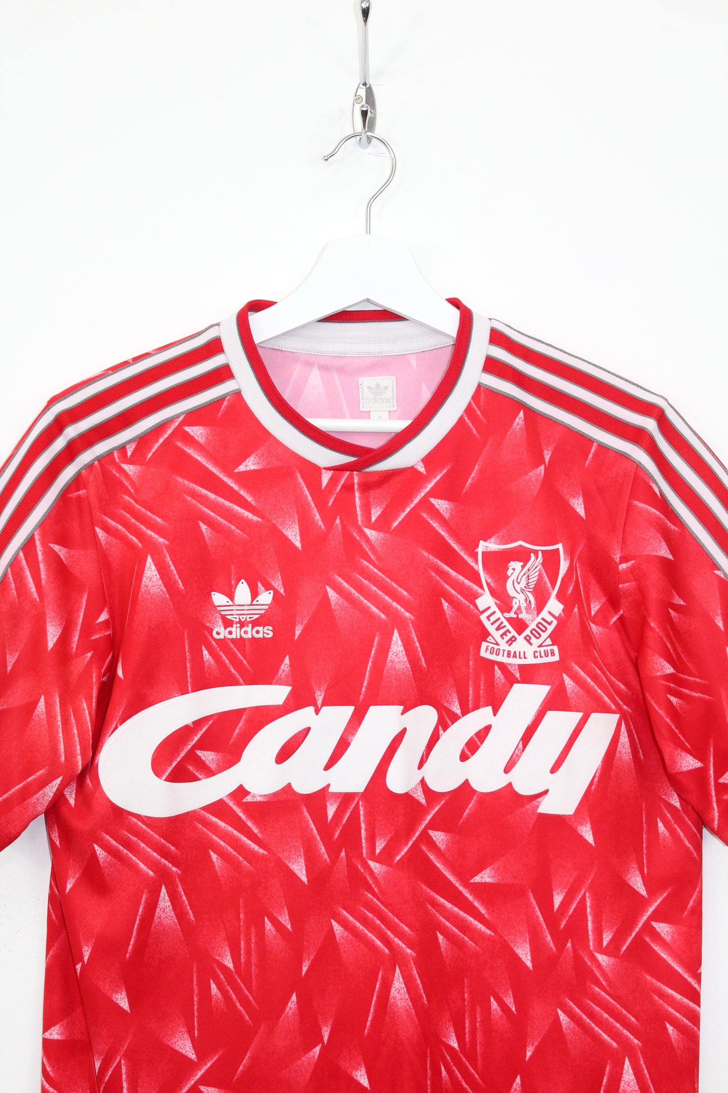 ADIDAS ORIGINALS LIVERPOOL 1989-91 HOME FOOTBALL SHIRT SMALL