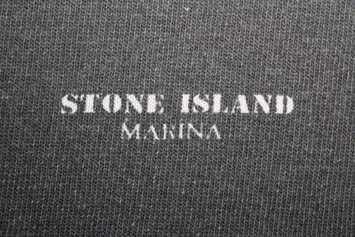STONE ISLAND MARINA 80'S VINTAGE SPELL OUT T-SHIRT LARGE