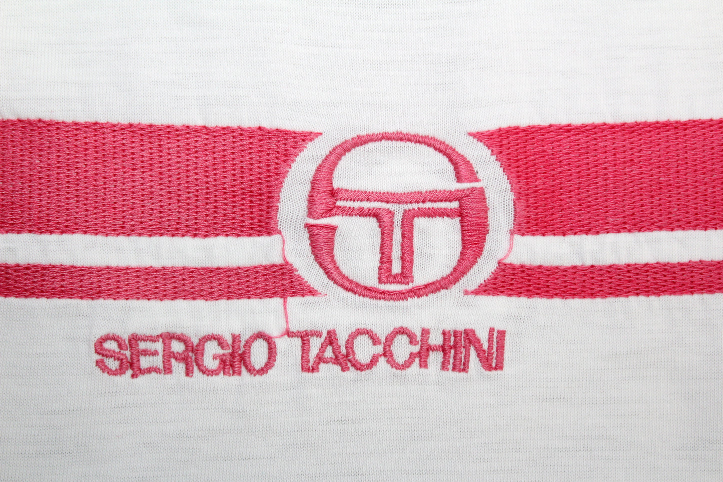 SERGIO TACCHINI VINTAGE JIMMY ARIAS 1984 TENNIS POLO SHIRT LARGE
