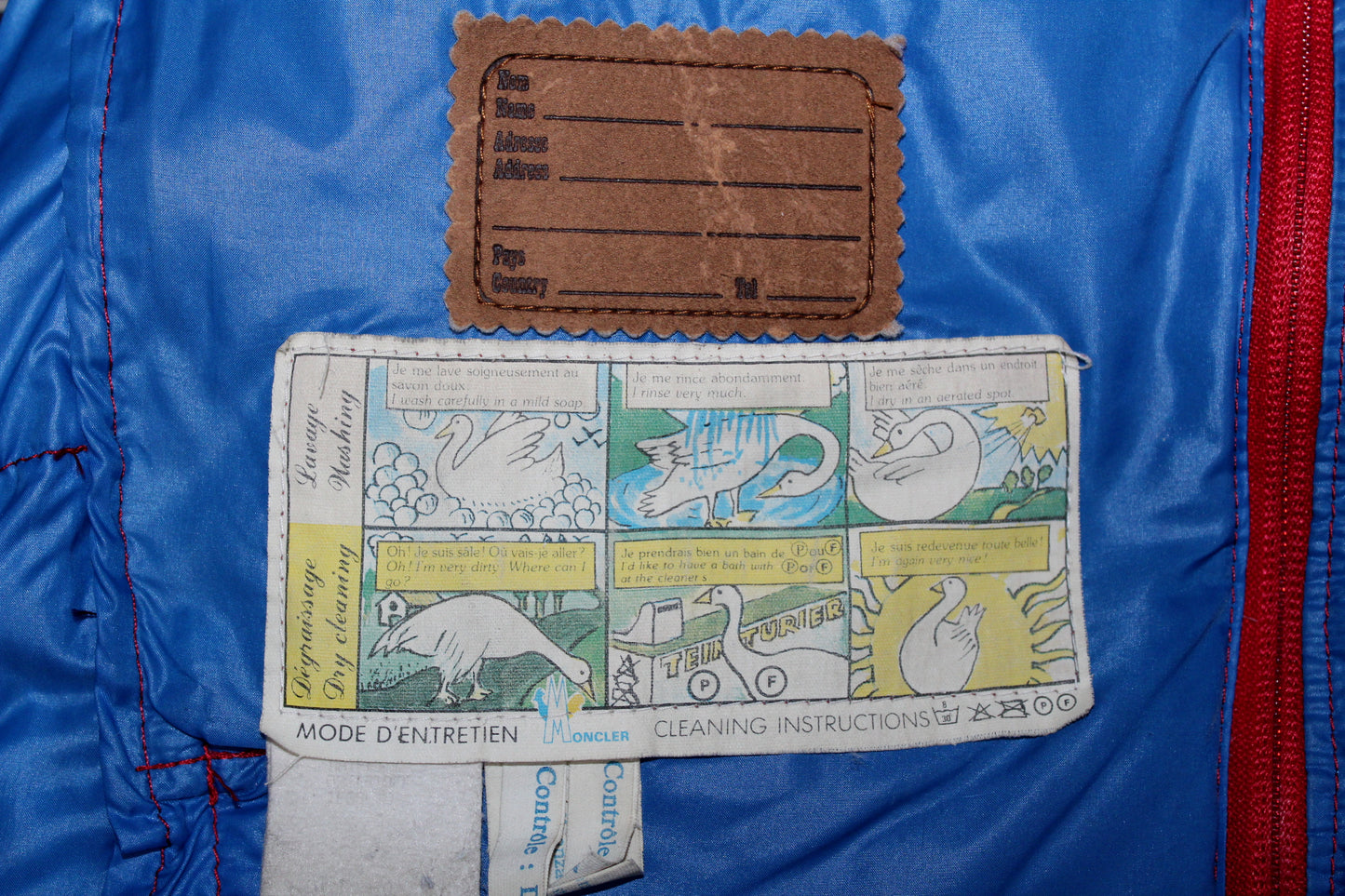 MONCLER GRENOBLE 80'S VINTAGE PUFFER PADDED DOWN JACKET LARGE