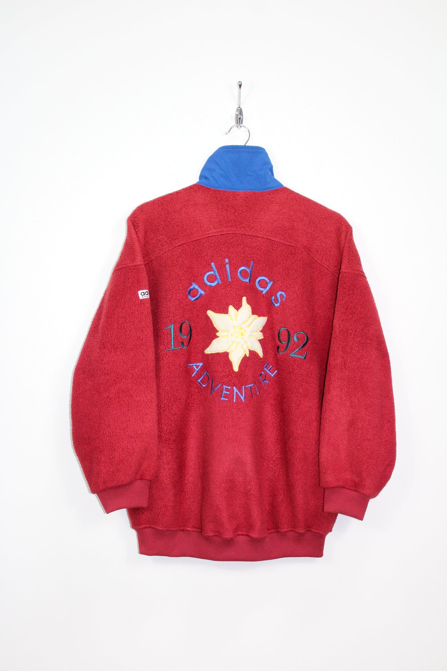ADIDAS ADVENTURE 90'S VINTAGE FLEECE SWEATSHIRT LARGE