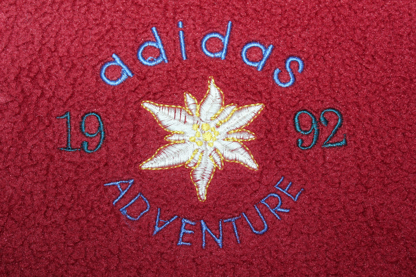 ADIDAS ADVENTURE 90'S VINTAGE FLEECE SWEATSHIRT LARGE