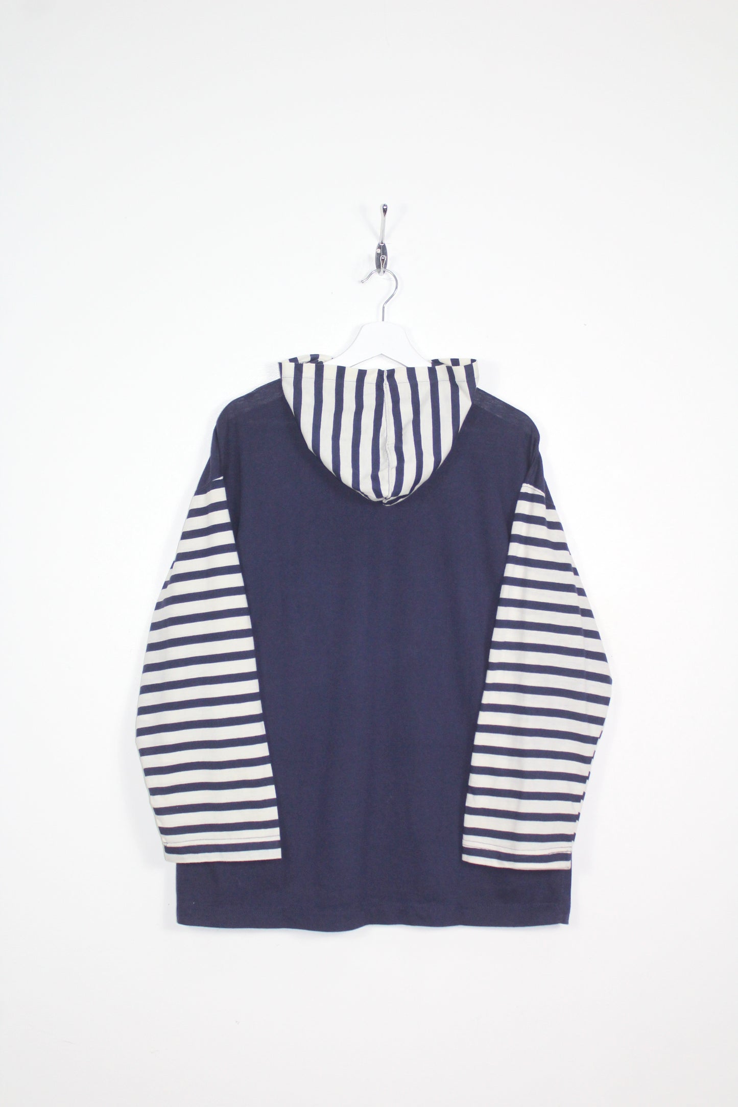 VINTAGE NAF NAF LONG SLEEVE HOODIE T-SHIRT LARGE