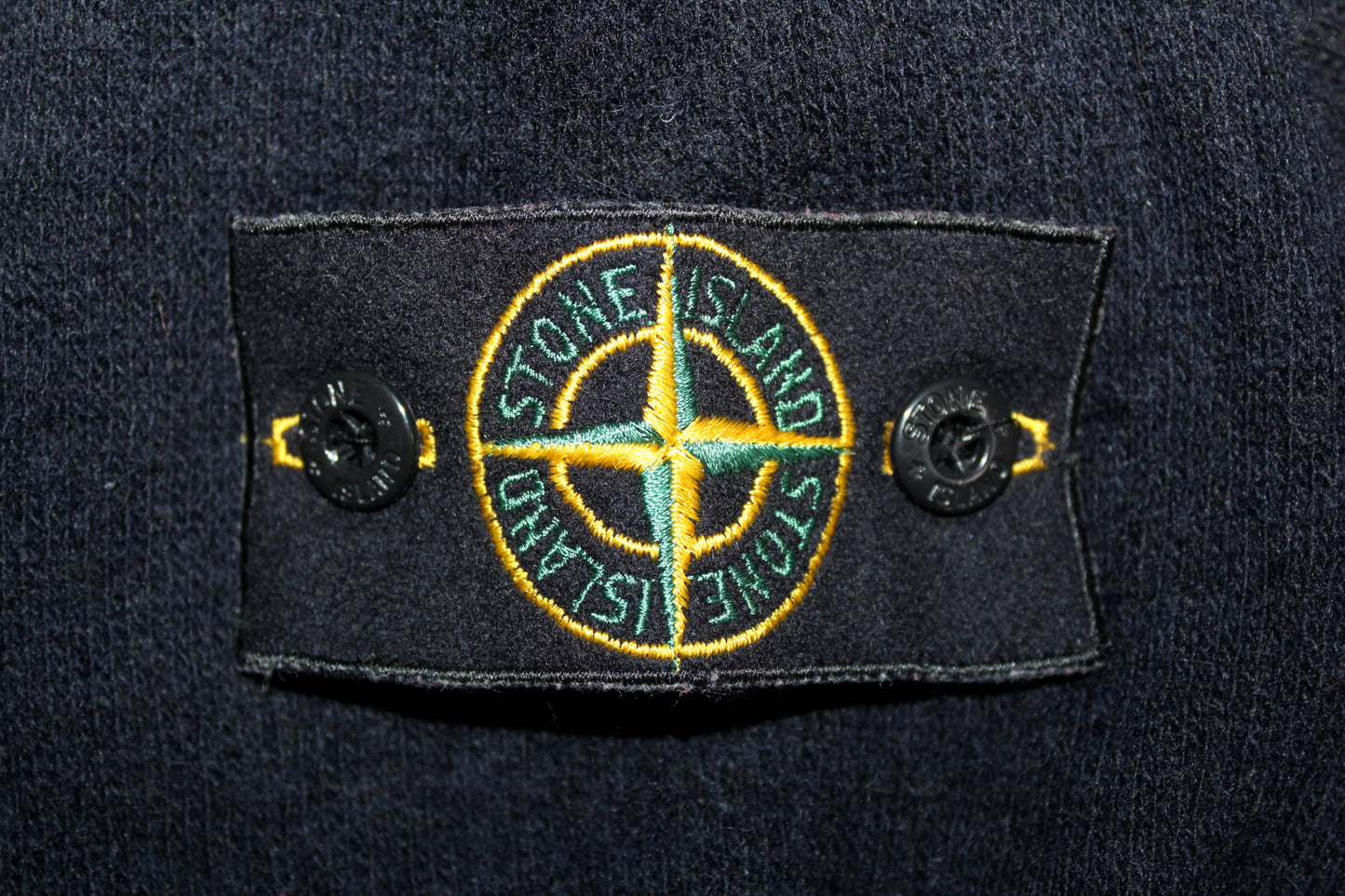 VINTAGE STONE ISLAND AW 2001 WOOL KNIT JUMPER MEDIUM