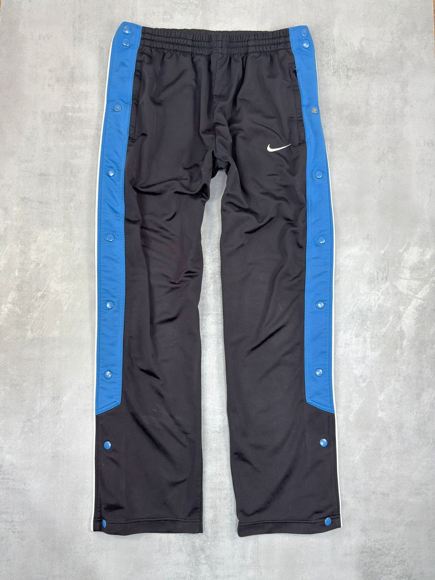 NIKE 90'S VINTAGE POPPERS TRACKSUIT BOTTOMS POPPERS BOTTOMS SMALL