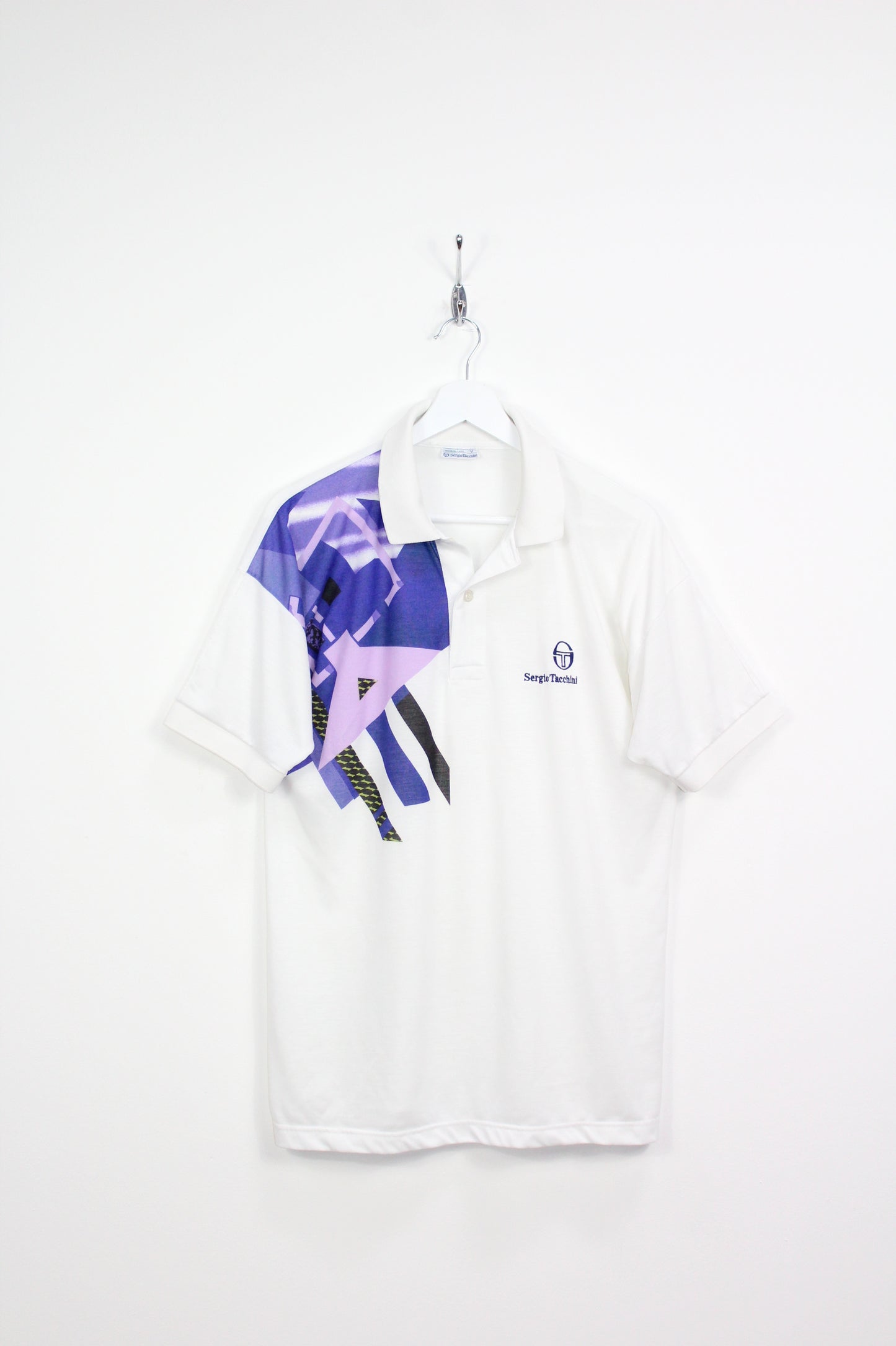 SERGIO TACCHINI 90'S VINTAGE TENNIS POLO SHIRT LARGE