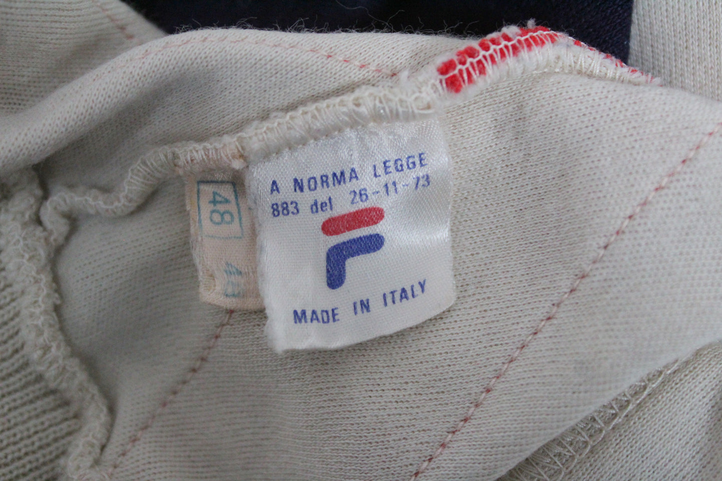 FILA OG 70'S VINTAGE OCEANA 1975 TRACKSUIT TOP JACKET SMALL