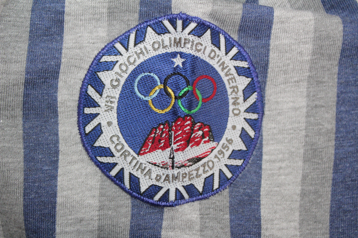 ADIDAS 90'S VINTAGE ITALY 1956 WINTER OLYMPIC GAMES T-SHIRT LARGE