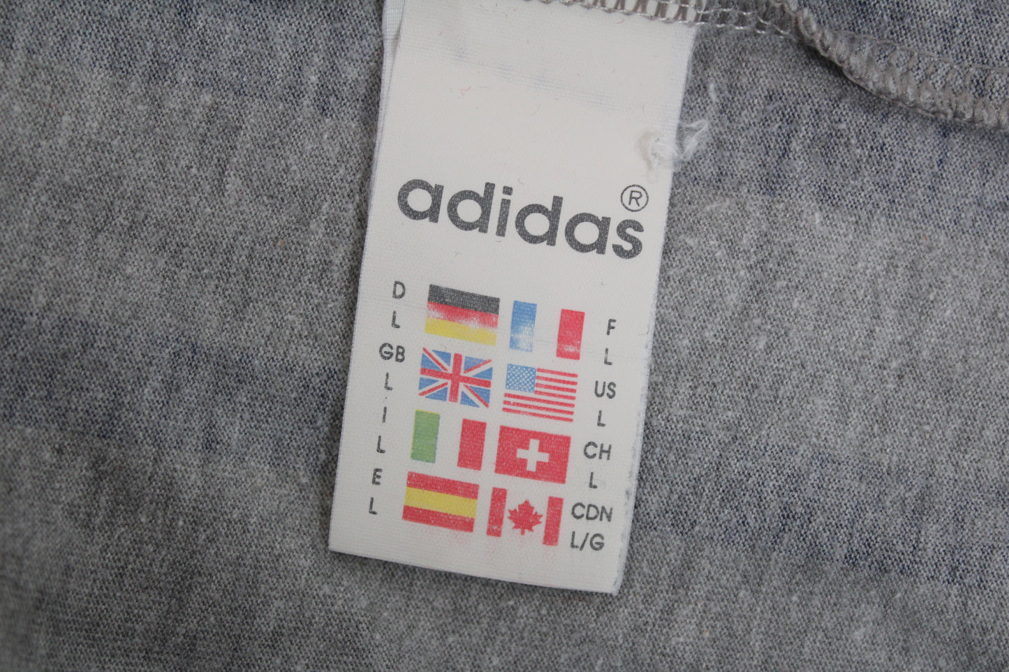 ADIDAS 90'S VINTAGE ITALY 1956 WINTER OLYMPIC GAMES T-SHIRT LARGE