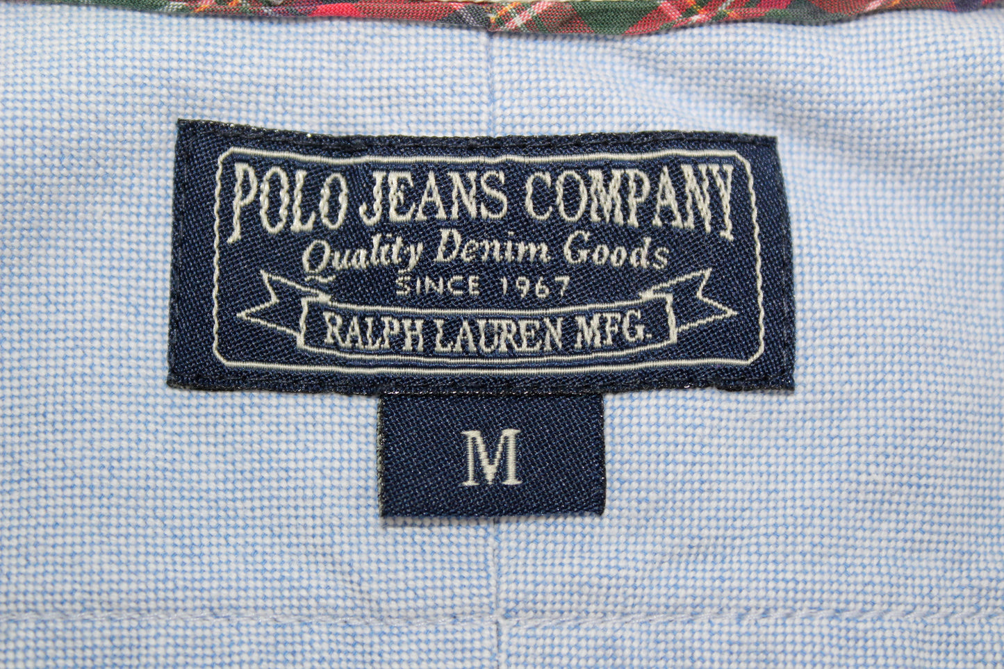 VINTAGE POLO RALPH LAUREN LONG SLEEVE SHIRT MEDIUM