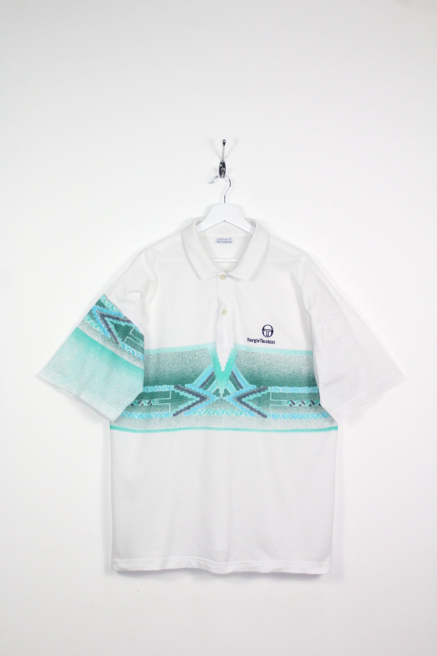 SERGIO TACCHINI 90'S VINTAGE TENNIS POLO SHIRT XXL