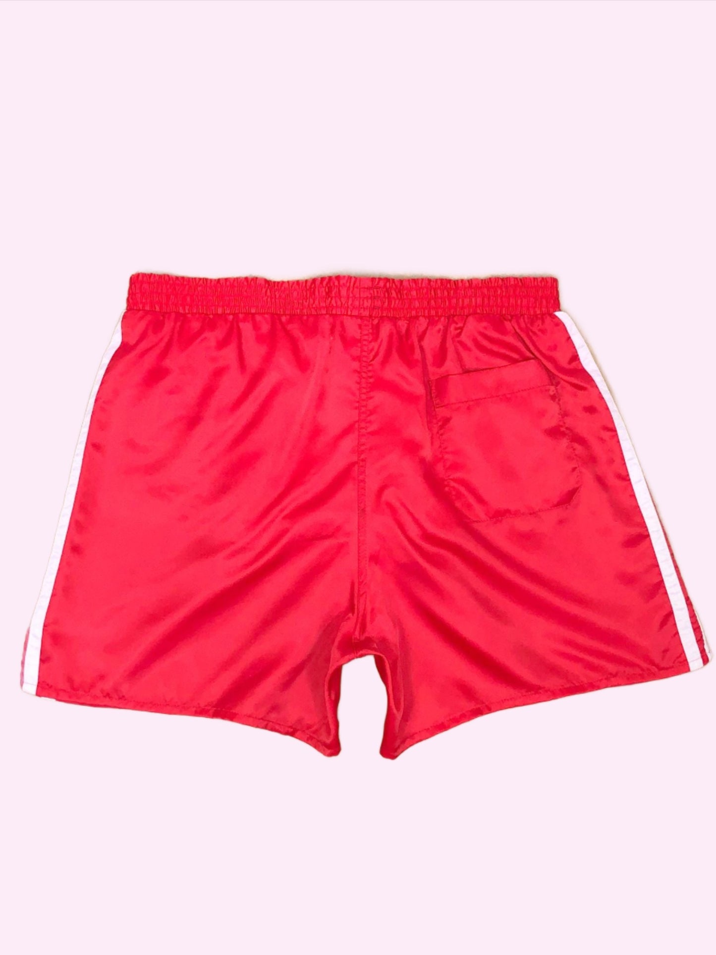 ADIDAS 80'S VINTAGE SHINY RUNNING SPRINTER NYLON SHORTS D6 LARGE