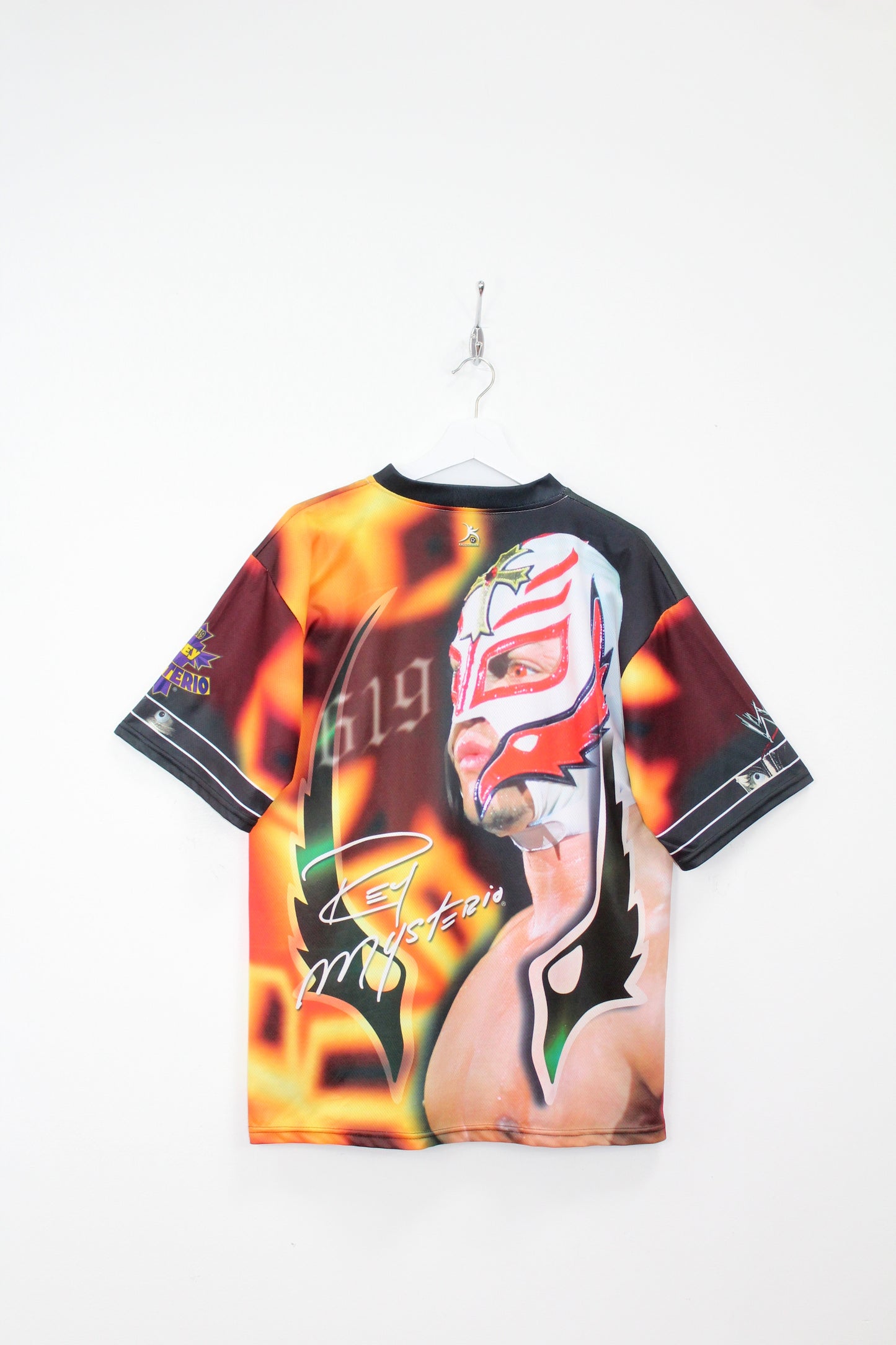 VINTAGE REY MISTERIO WWE WRESTLING GRAPHIC T-SHIRT LARGE