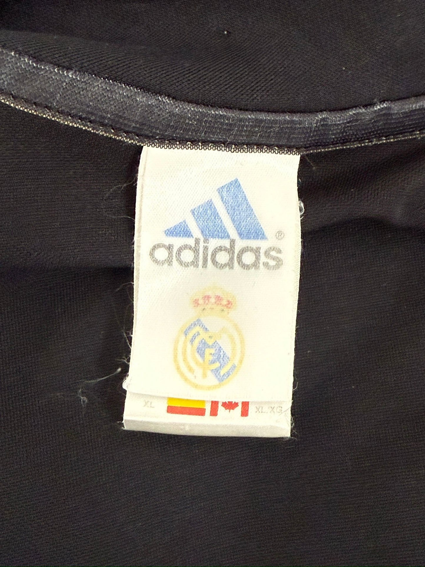 REAL MADRID 2001-02 ADIDAS VINTAGE CENTENARY AWAY FOOTBALL SHIRT XL