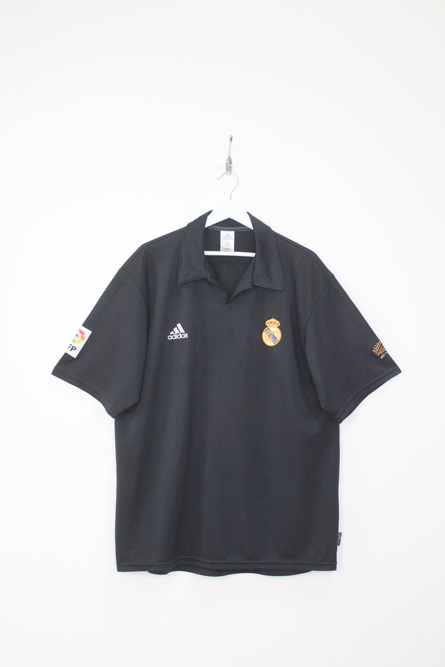 REAL MADRID 2001-02 ADIDAS VINTAGE CENTENARY AWAY FOOTBALL SHIRT XL