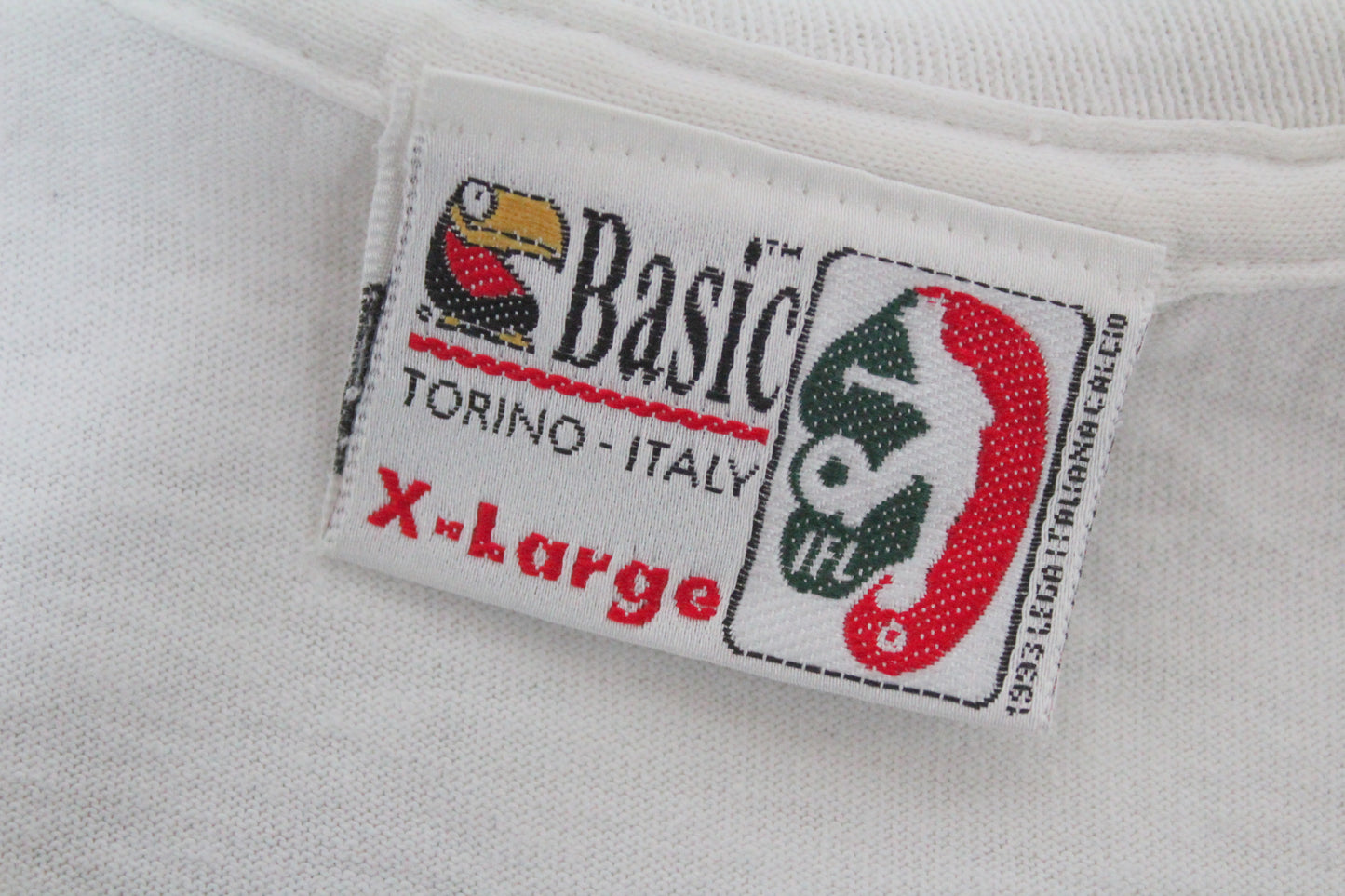 VINTAGE ROMA 1993 GRAPHIC FOOTBALL T-SHIRT XL