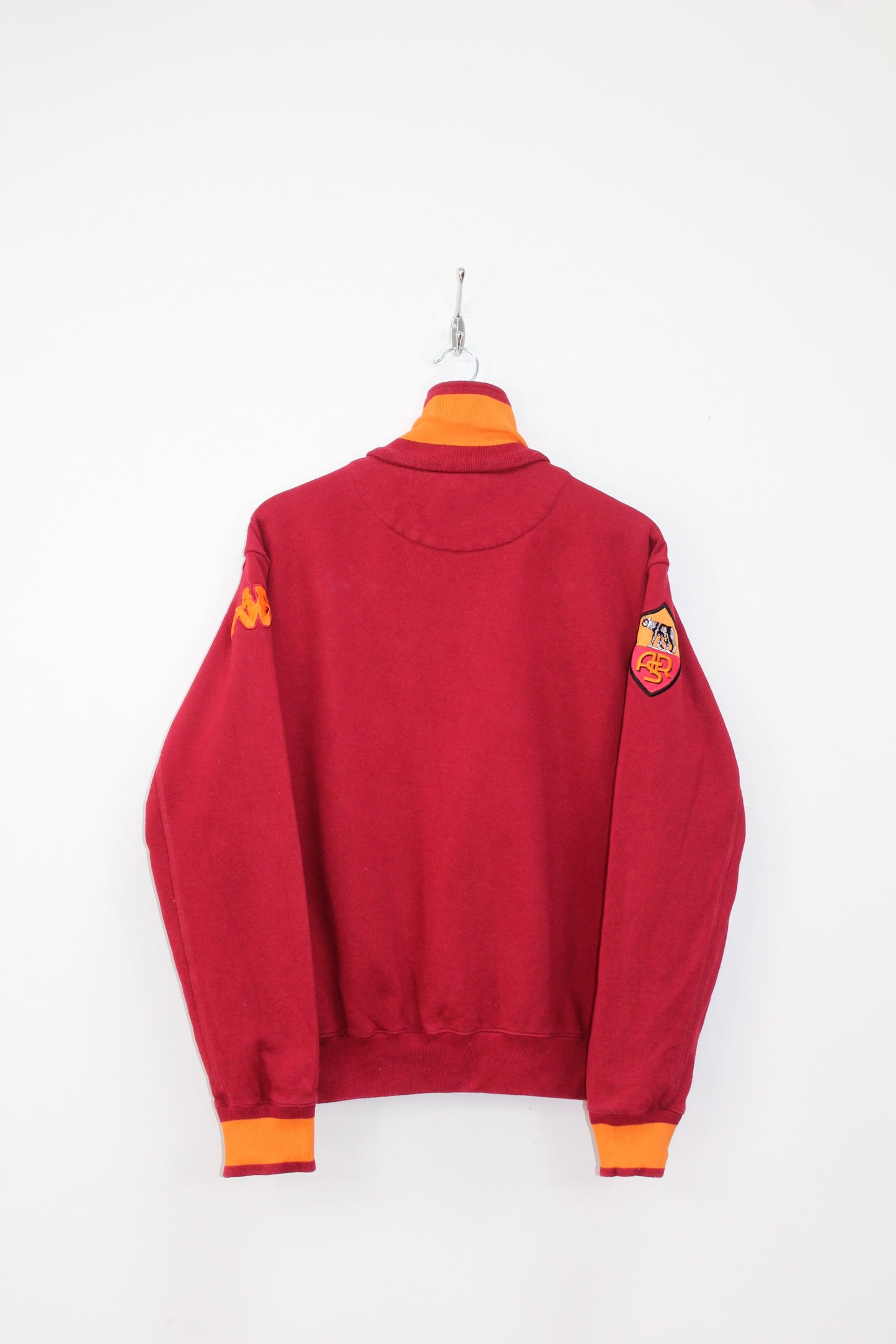 KAPPA AS ROMA 2007-08 TRACKSUIT TOP JACKET MEDIUM