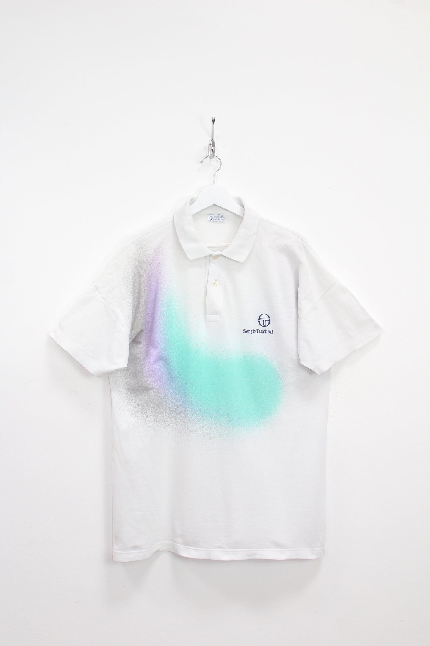 SERGIO TACCHINI 80'S VINTAGE WILANDER TENNIS POLO SHIRT XL