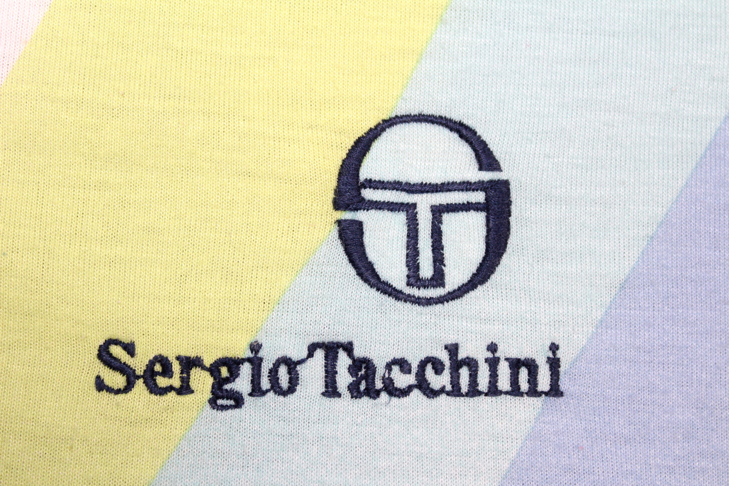 SERGIO TACCHINI 90'S VINTAGE SAMPRAS ARCHER 1991 TENNIS POLO SHIRT LARGE