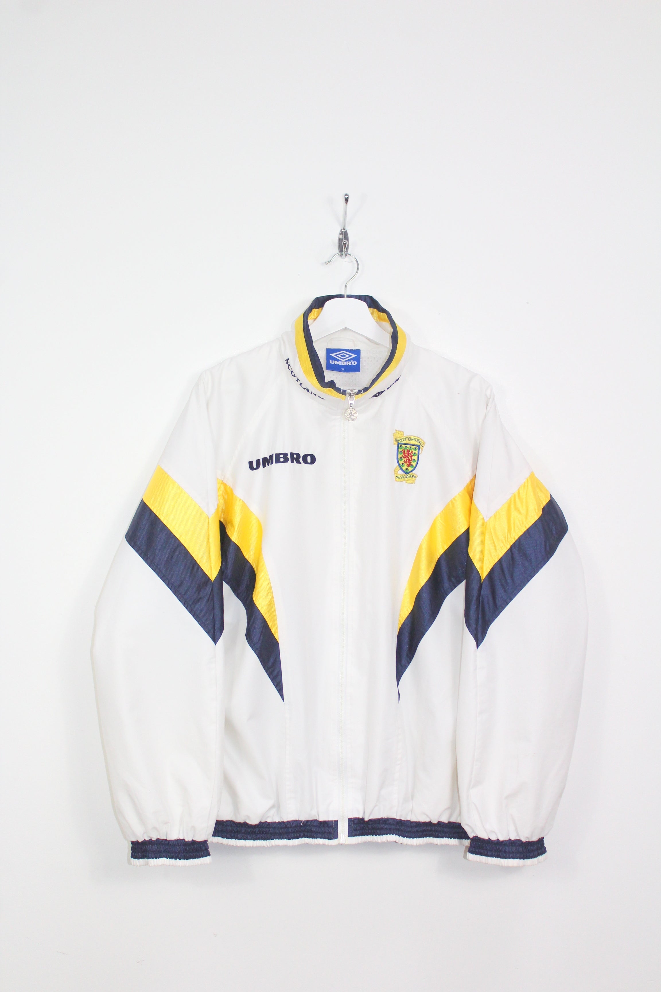 SCOTLAND 1998 VINTAGE UMBRO TRACKSUIT TOP JACKET XL