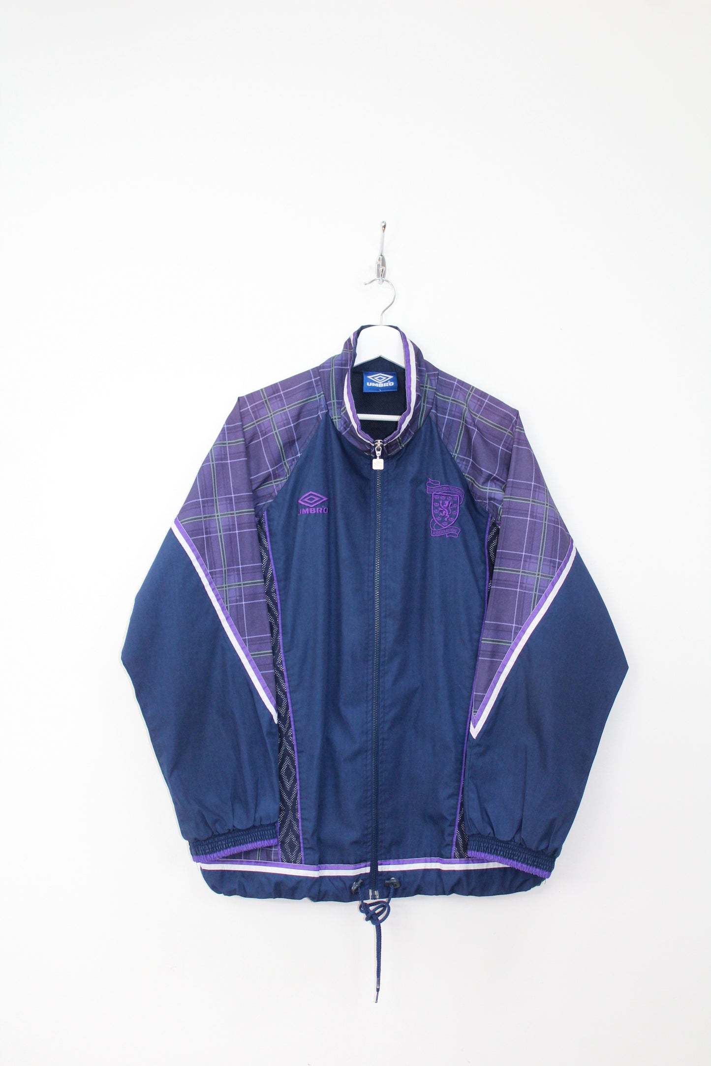 SCOTLAND 1996 VINTAGE UMBRO TRACKSUIT TOP JACKET LARGE