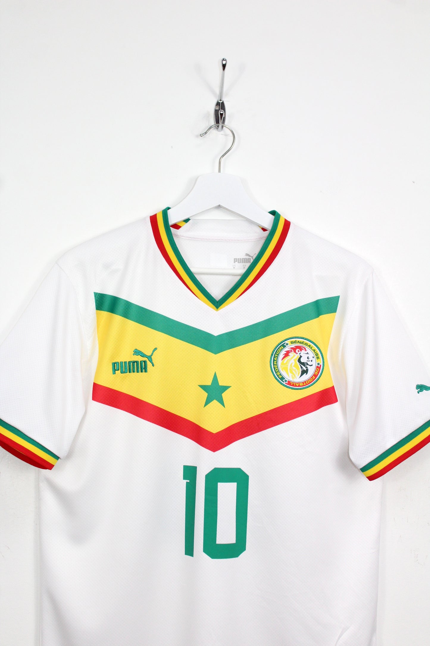 PUMA SENEGAL 2022-23 HOME FOOTBALL SHIRT MANE' #10 MEDIUM