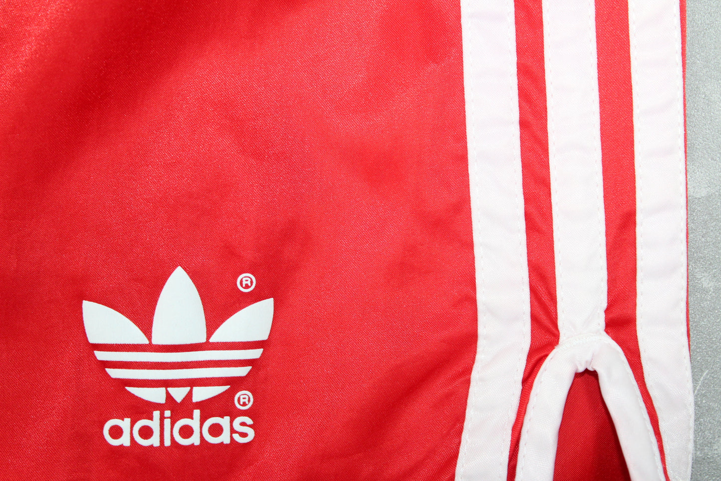 ADIDAS 80'S VINTAGE SHINY RUNNING SPRINTER NYLON SHORTS D6 LARGE