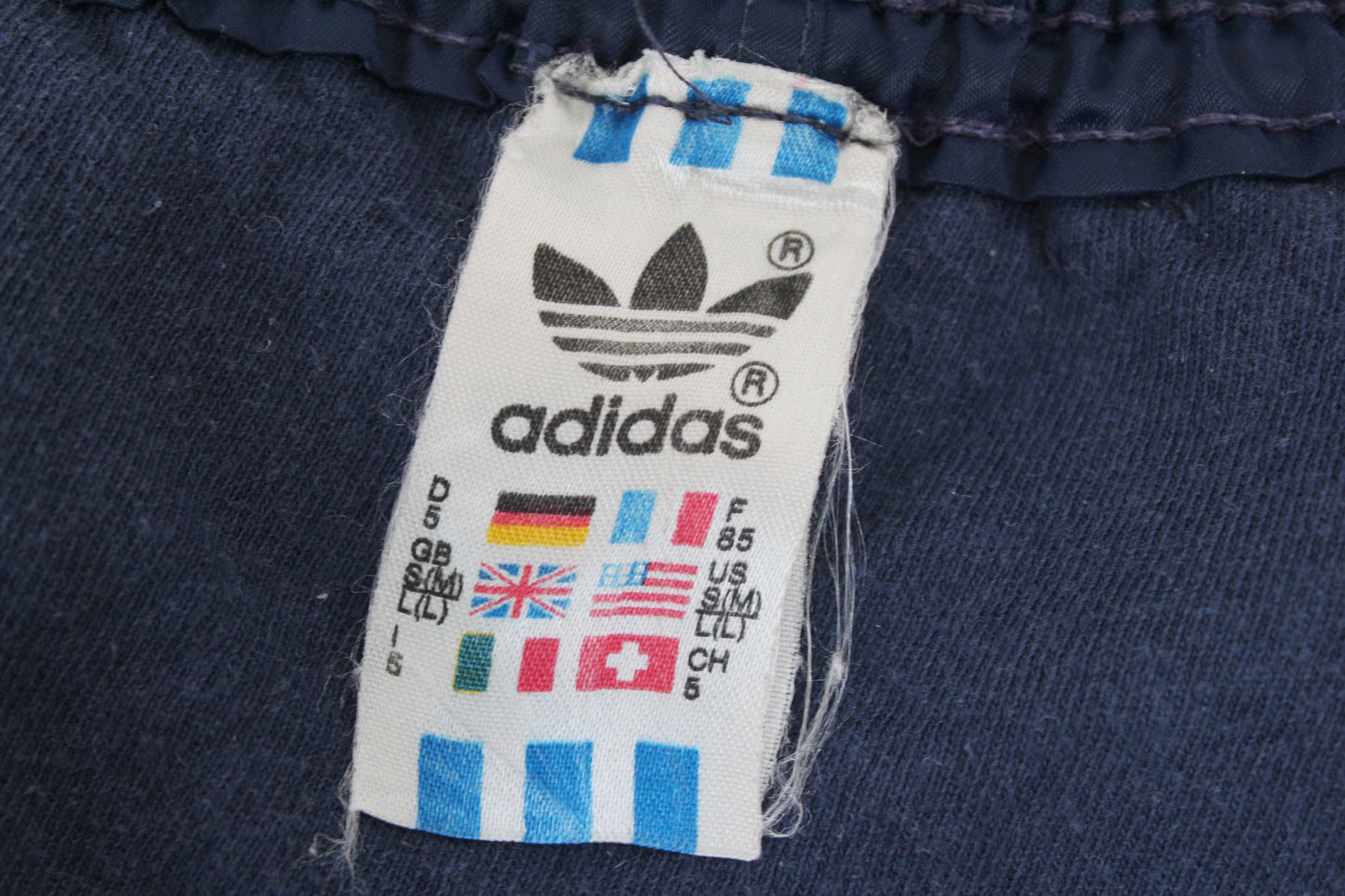 ADIDAS 80'S VINTAGE SHINY RUNNING SPRINTER NYLON SHORTS D5 MEDIUM
