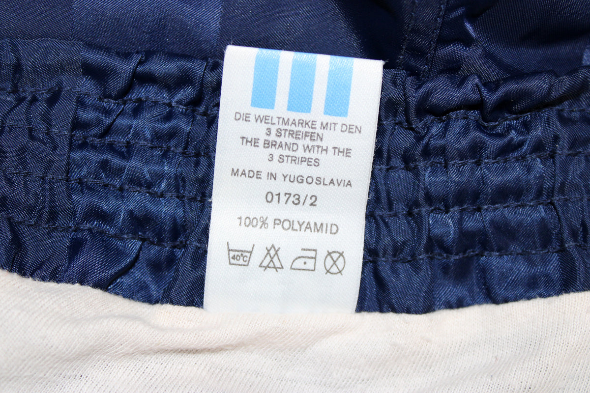 ADIDAS 80'S VINTAGE SHINY RUNNING SPRINTER NYLON SHORTS D6 LARGE