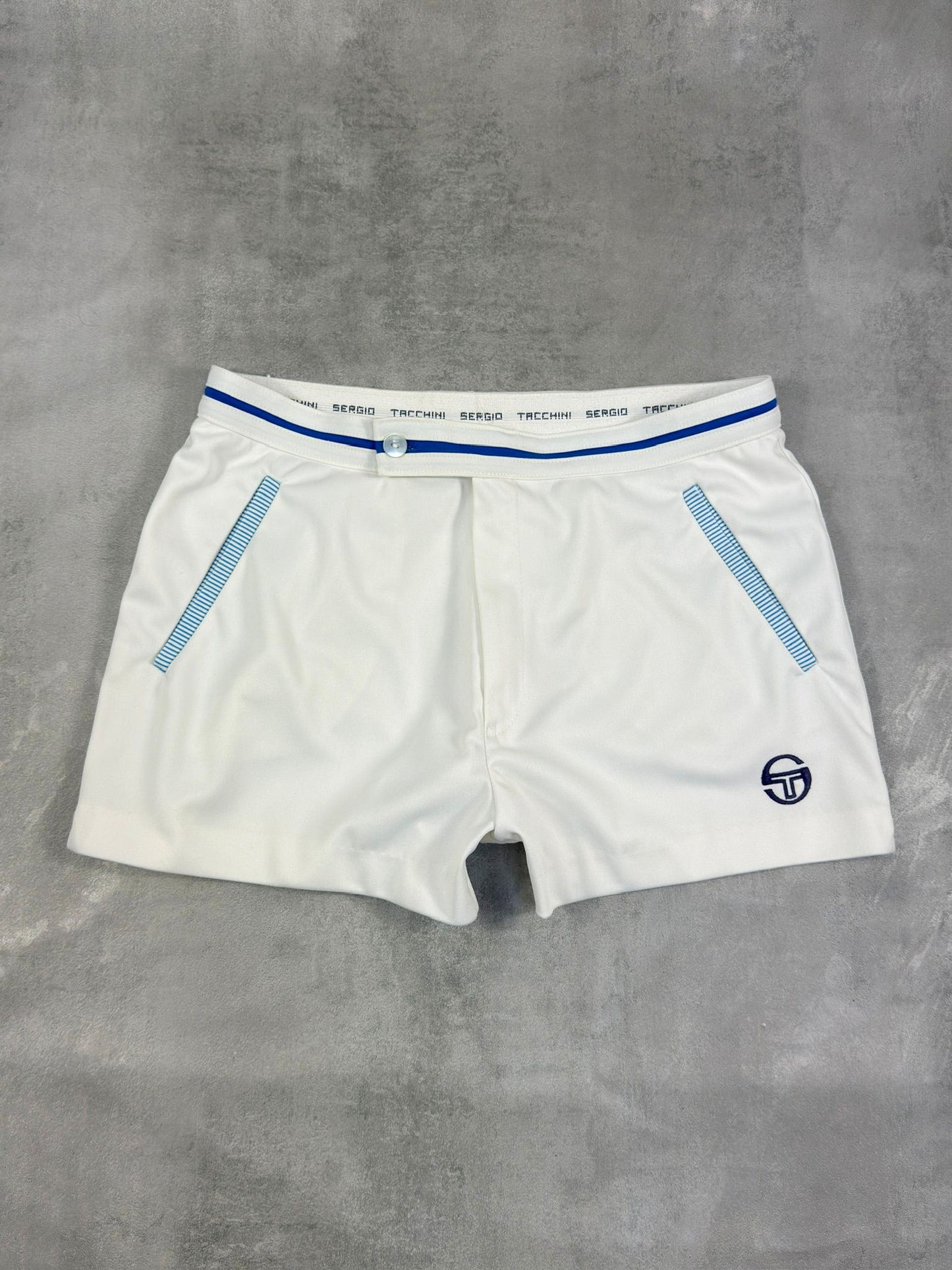 SERGIO TACCHINI 80'S VINTAGE VITAS TENNIS SHORTS MEDIUM