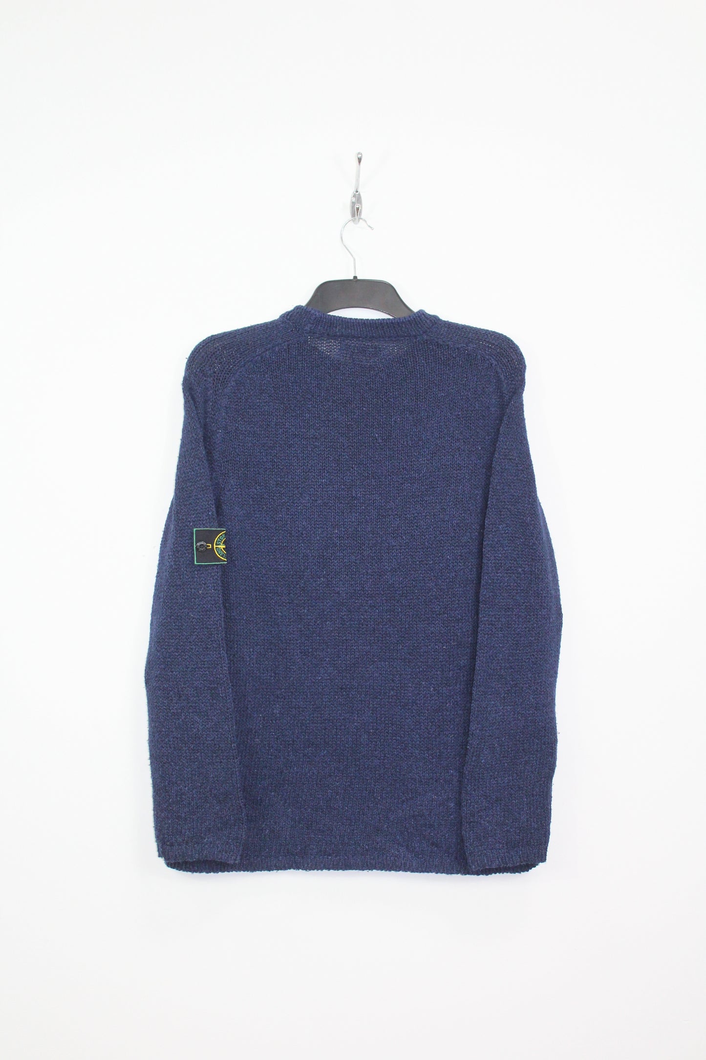 VINTAGE STONE ISLAND SS 1998 CHENILLE KNIT SWEATSHIRT MEDIUM
