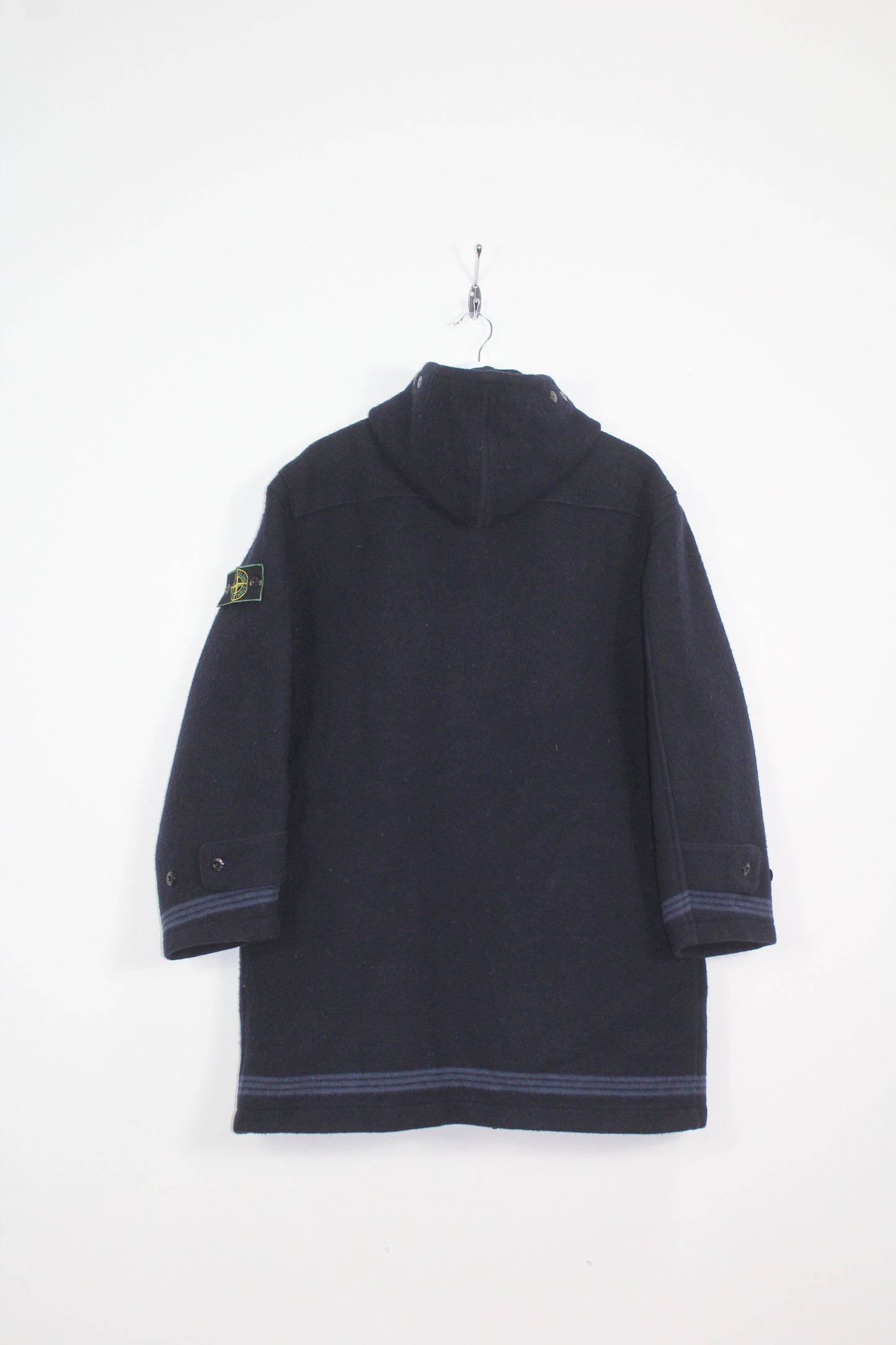 VINTAGE STONE ISLAND AW 1986 MONTGOMERY WOOL DUFFLE COAT MEDIUM