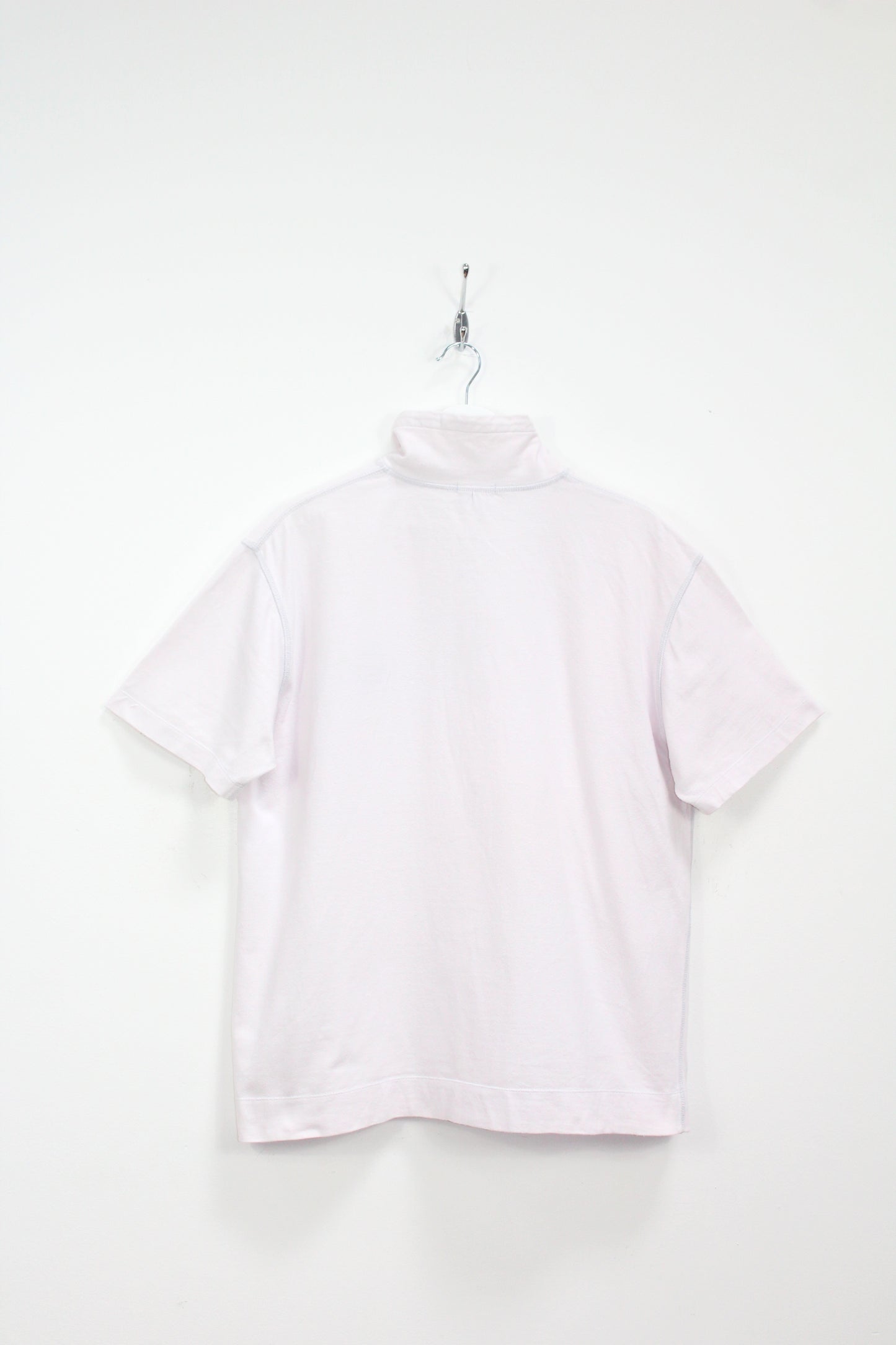 VINTAGE STONE ISLAND SS 2001 HALF ZIP COMPASS LOGO T-SHIRT LARGE