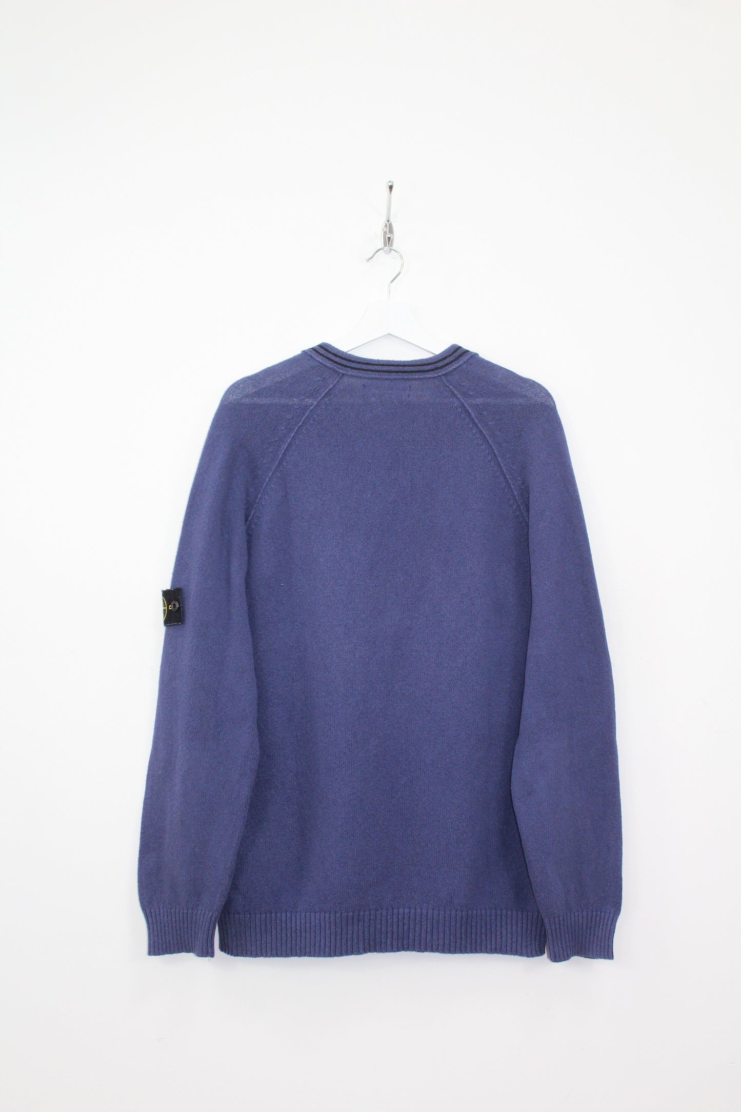 STONE ISLAND COTTON KNIT SWEATSHIRT LARGE