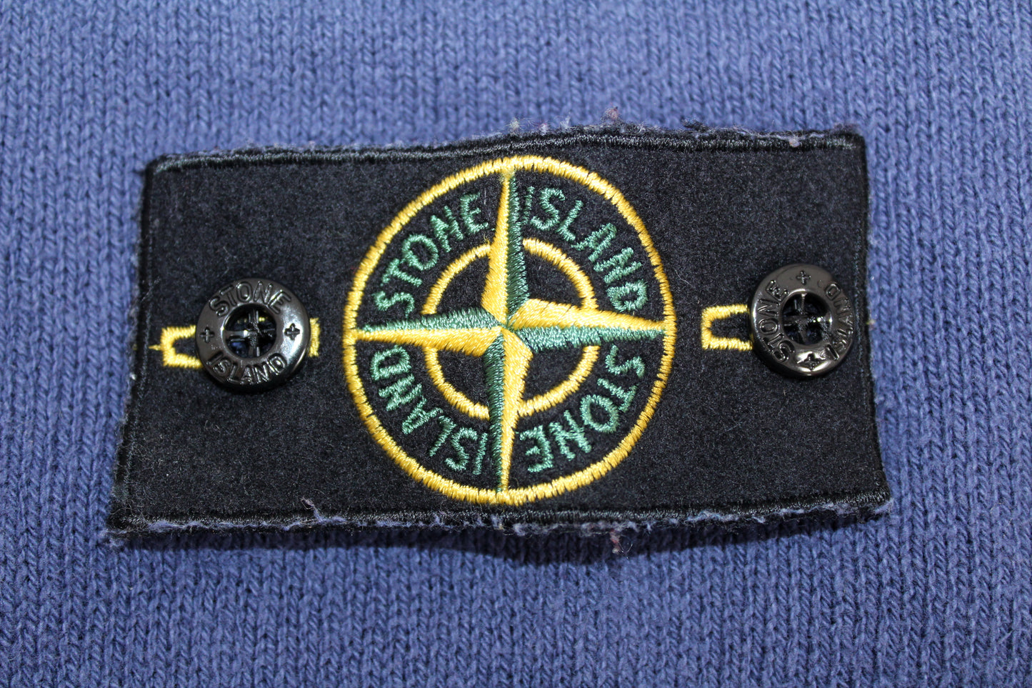 STONE ISLAND COTTON KNIT SWEATSHIRT LARGE