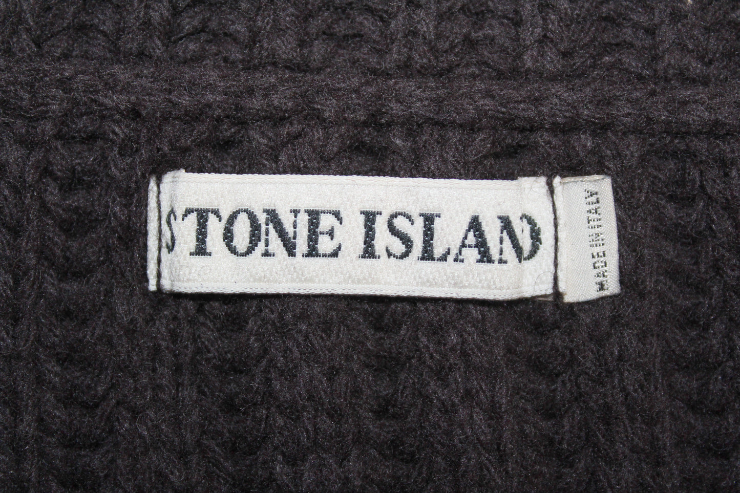 VINTAGE STONE ISLAND AW 1999 WOOL KNITTED JUMPER LARGE