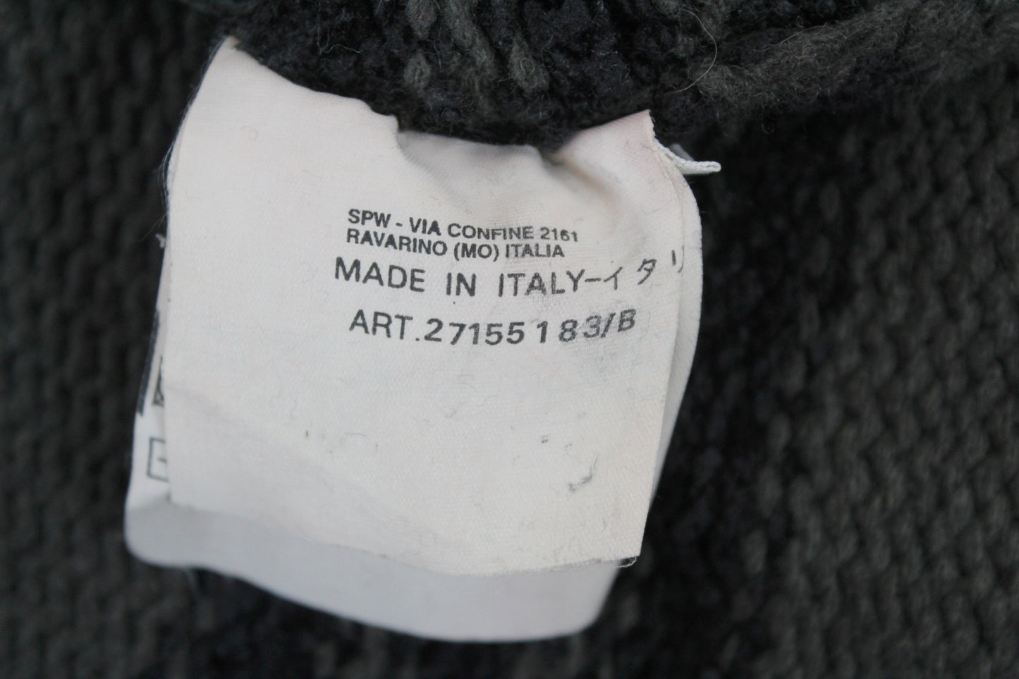 VINTAGE STONE ISLAND AW 1997 COMPASS LOGO KNIT WOOL JUMPER XL