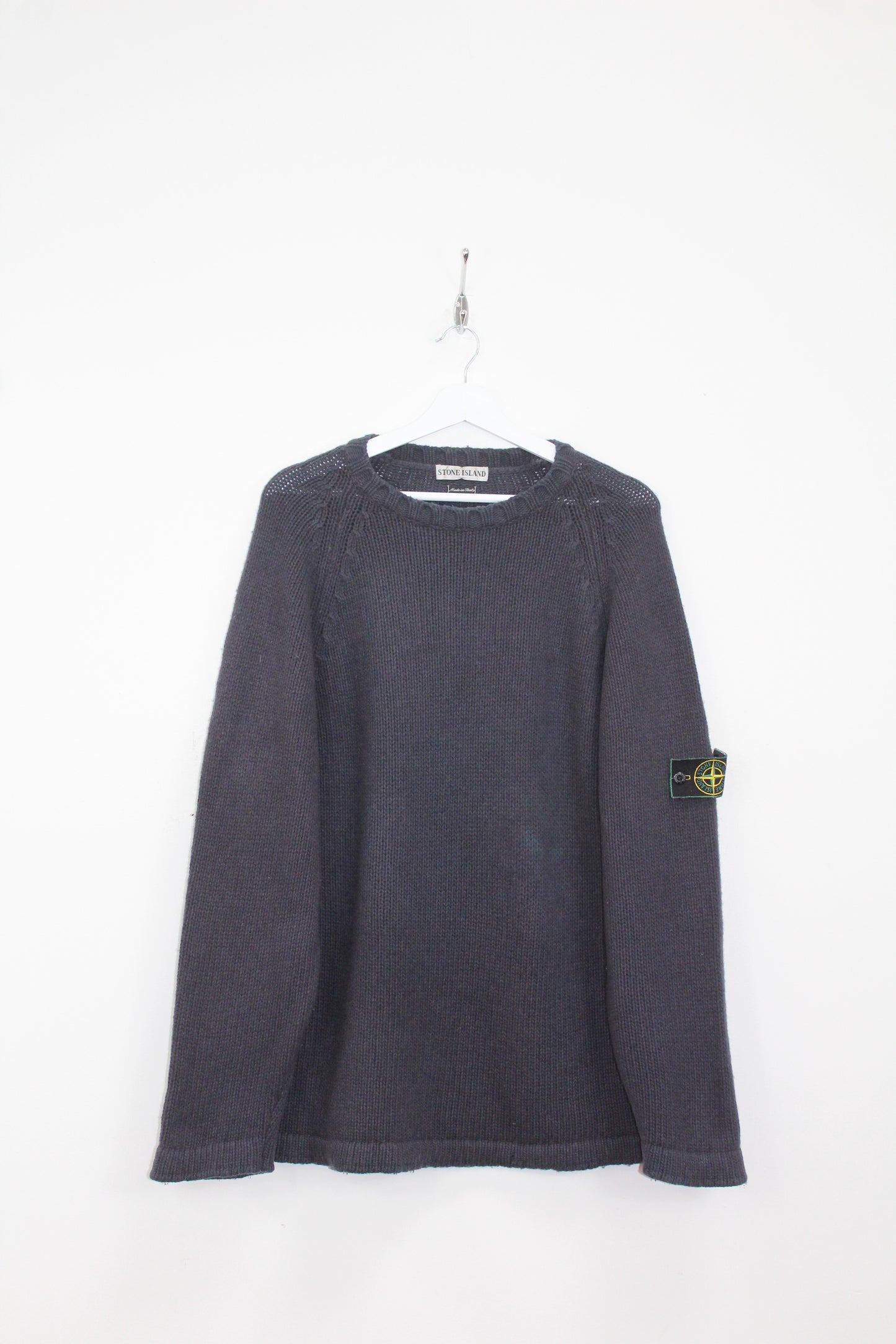 VINTAGE STONE ISLAND AW 1995 WOOL KNIT JUMPER LARGE
