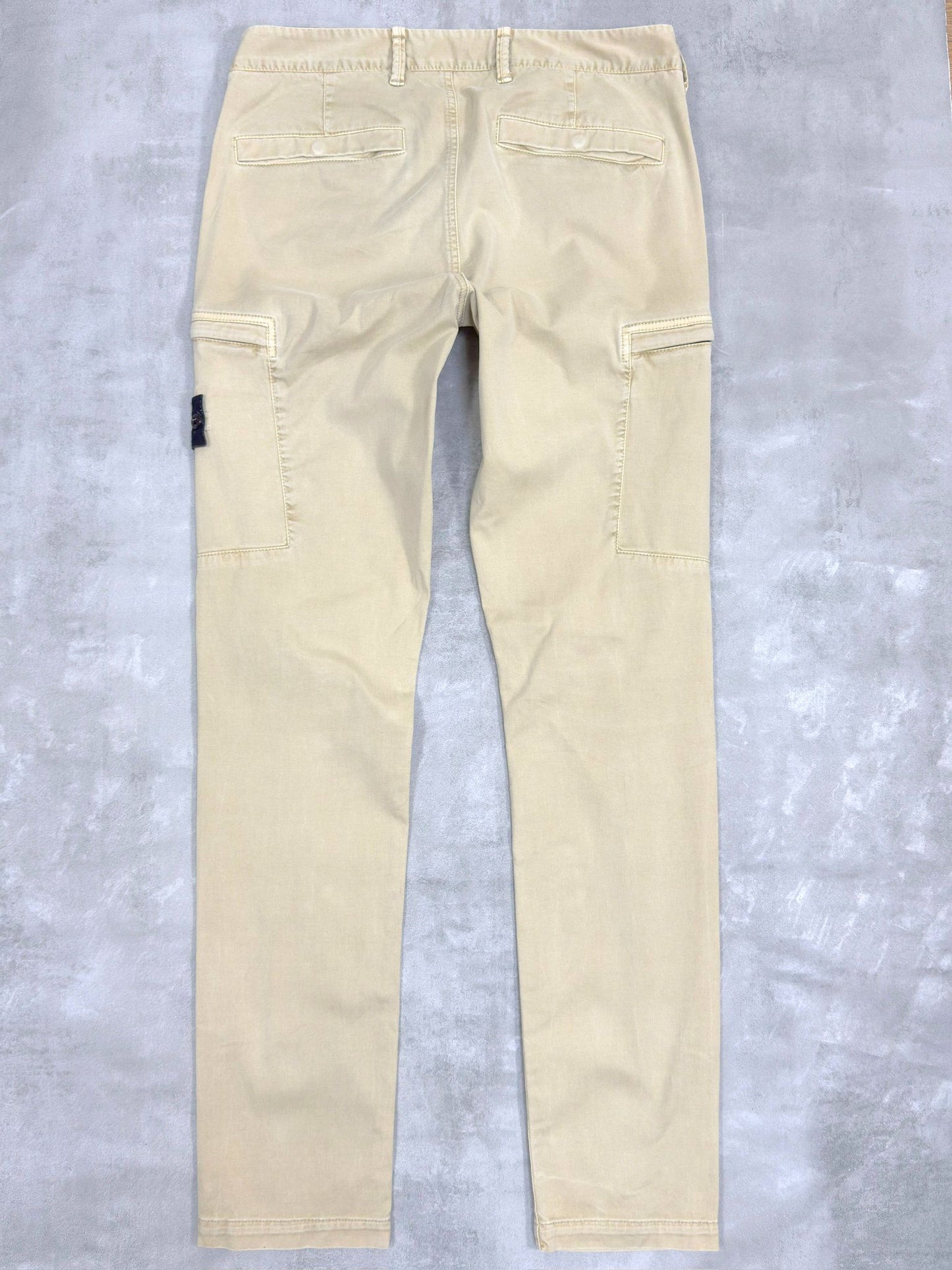 STONE ISLAND AW 2021 TYPE SK SKINNY FIT CARGO TROUSERS W 32" x L 34"