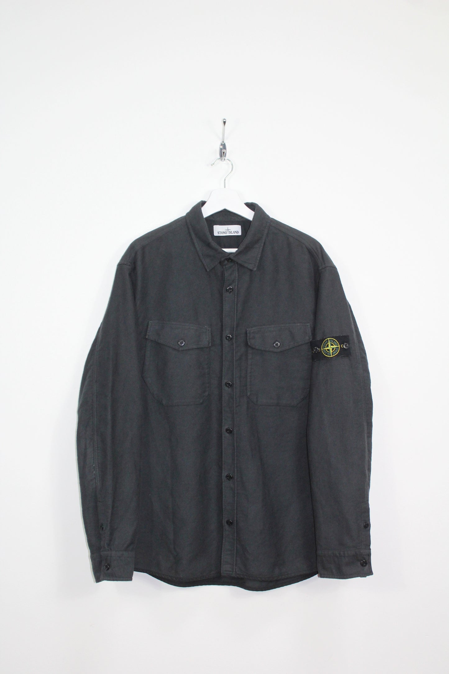 STONE ISLAND AW 2016 BRUSHED COTTON OVERSHIRT XXL