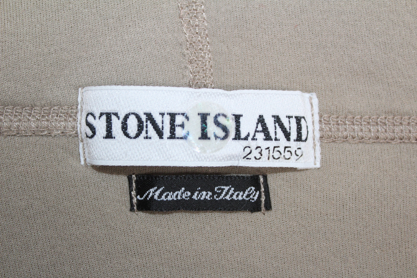 VINTAGE STONE ISLAND SS 2001 ZIP UP HOODIE SWEATSHIRT LARGE
